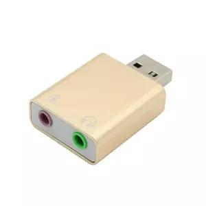 BT325 USB 외장 사운드카드 7.1 USB to 3.5mm 이어폰 마이크 오디오 변환젠더
