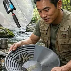 5종세트 사금채취 패닝접시 세트 사금 채취 접시 탐사 입문 장비 채굴 취미생활 캠핑