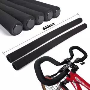 자전거 MTB 핸들 바 튜브 스폰지 폼 고무 그립 세트 커버 사이클링 액세서리 2x