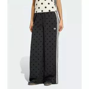 브랜드정품 아디다스 ADIDAS 새틴 폴카 닷 와이드 레그 팬츠 - 블랙 KV1169 175013