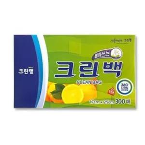 크린백 봉투 비닐팩 비닐 위생롤백 위생백 위생팩 크린팩 300매 크린랩 17x25