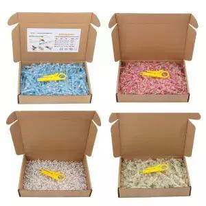 100~5000PCS 터미널 열 수축 솔더 슬리브 절연 전기 버트 스플 라이스 방수 와이어 커넥터 AWG2218 도매