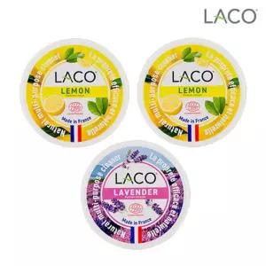프랑스 LACO 세정제(레몬X2+라벤더)+전용스펀지X3