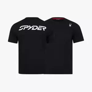매장정품 SPYDER 스파이더 남성 소로나 베이직 라운드 반팔 티셔츠 SOLMCNRS204MBLK 1819884