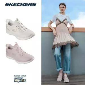 스케쳐스 26SS 최신상 여성용 써밋 슬립인스 밴딩 워킹화