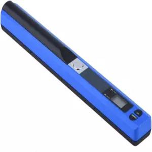 휴대용 핸드헬드 스캐너 고화질 32G 대용량 저장 문서 및 USB 펜 XP/Vista OS용 JPG/PDF 스캔 블루