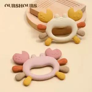 게 실리콘 Teethers BPA-Free 신생아 액세서리 잡기 쉬운 씹는 젖니가 남 장난감 소년 항목