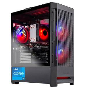 스카이테크 게이밍 블레이즈4 미니 PC, 인텔 i5 14400F 2.5GHz, 엔비디아 RTX 5060, 1TB NVMe SSD, 32GB DDR4 RAM 3200, 650W 골드 PSU, Wi-Fi, Win 11, 데스크톱