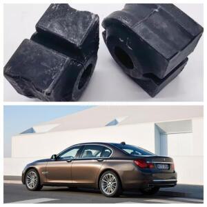 BMW E65 E66 2000-2008 31356763267 2pcss용 전면 액슬 스태빌라이저 고무 마운팅