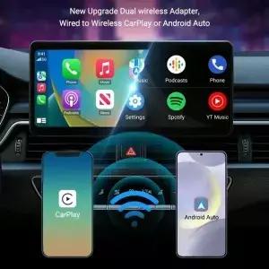 미니 무선 CarPlay 어댑터 안드로이드 오토 동글 Wifi 5.8G 자동 연결 박스 폰 볼보 벤츠 폭스바겐용