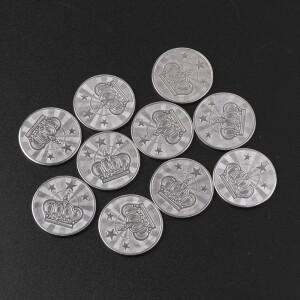 아케이드 게임 기계10Pcs  오각형  코인 토큰 맞춤