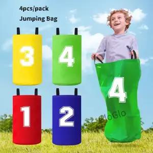 1pcs 다채로운 점프 가방 접이식 경량 필드 레이스 휴대용 쉬운 야외 게임