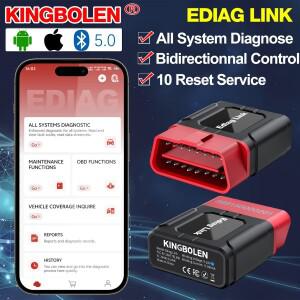 KINGBOLEN EDIAG LINK 양방향 제어 스캔 툴 전체 시스템 진단 도구 10가지 서비스 기능 CAN FD (FCA 지원)