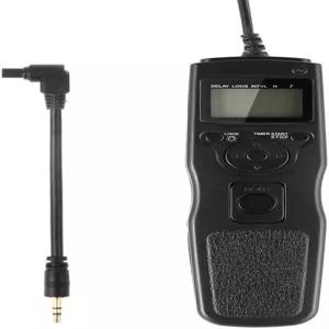 허스메이 LCD 타이머 셔터 릴리스 카메라 리모컨 캐논 EOS R5 6DII 5D IV III II 5DS 5DR 7D 1D X 마크