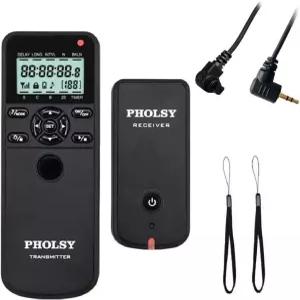 캐논 올림푸스 후지 카메라 HDR 리모컨용 PHOLSY 무선 타이머 R100 R8 R6ii R10 90D 250D 850D 6Dii OM-1