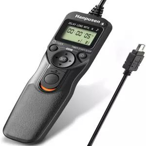 니콘 Df Z7 II Z6 Z5 D750 D780 D7500 D7200 D7100용 한퓨젠 카메라 타이머 리모컨 출시 시간 경과