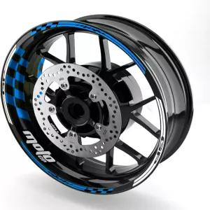 MC MOTOPARTS 17인치 림 휠 스티커 데칼 비닐 광택 제거 CBR 600 1000 RR VFR 800 CB1100 호넷 18 19 21 22
