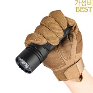 에이스빔 X20-R USB-C 고출력 LED 전술 손전등 18650 강력 장거리 토치 램프 (수색 구조 동굴 탐험 순찰용)