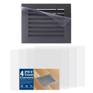 PET 벤트 커버 4팩 30.5x30.5cm 바닥 벽 천장 통풍구 AC 레지스터