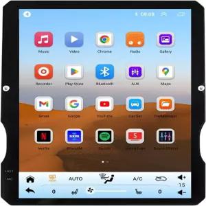 지프 랭글러 글래디에이터 업그레이드용 QLED 라디오 Fit 2018 2020 2021 2022 2023 8코어 CPU CarPlay