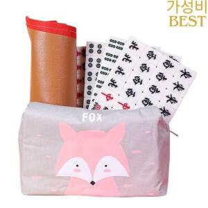 최고급 미니 마작 휴대용 접이식 포커 세트 가방 테이블보 여행용 보드 게임 실내 엔터테인먼트 선물