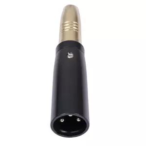 케이스노아자 XLR 케이블 남성 1/4 6.35mm 여성 커넥터 3핀 잭 소켓 어댑터 연장 컴퓨터 사운드 카드