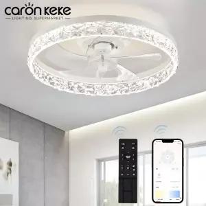 실링펜 조명 실링팬 led 등 현대 호환식 LED 천장 선풍기 포함 저소음 팬 스마트 앱 원격 제어 디밍 가능