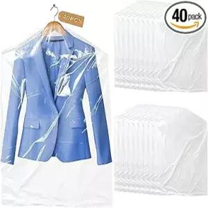 그레친 의류가방 40팩 60x90cm 플라스틱 드라이클리닝백 옷보관