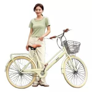 아줌마자전거 24인치 마실 라이딩 산책 로드 레트로 등하원