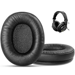 소니 MDR 7506 GVOEARS 이어패드 교체용 이어패드 V6 / V7 MDR-CD900ST용 소음 차단 헤드폰 패드 부드러운 단백질 가죽 내구성 있는 메모리 폼(블랙) | 쿠션