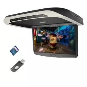 ISO 공장 56인치 HD IPS 스크린 루프 장착형 모니터 플립 다운 자동차 전동 버스 및 RV용 MP5 탑재