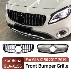 메르세데스 벤츠 GLA X156 2017-2019 GT 스타일용 인렛 그릴 범퍼 바디 키트 튜닝