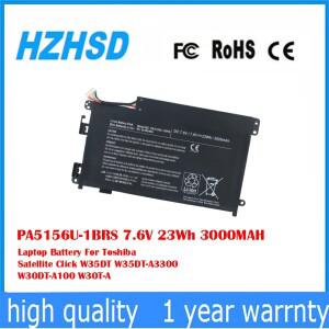 PA5156U-1BRS 7.6V 23Wh 3000mAh 노트북 배터리 리튬 이온 도시바 새틀라이트 W35DT P000577240용