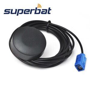 Superbat GPS 공중 신호 부스터 안테나 1575.42MHz 3 MHz, Fakra C 암 커넥터 포함 향상된 휴대폰 Rec용 3M 케이블