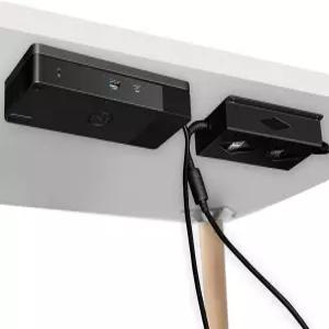 Dell WD19 / WD19TBS WD19TB 도크 파워 브릭 180W 및 130W용 도킹 스테이션 홀더용 언더 데스크 마운트