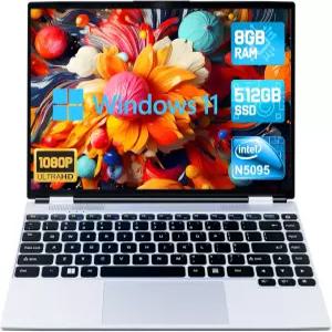 2026 최신 14인치 노트북 Windows 11 i3-6100U 프로세서 8GB RAM SSD 32GB+2TB 확장형 1080p FHD IPS