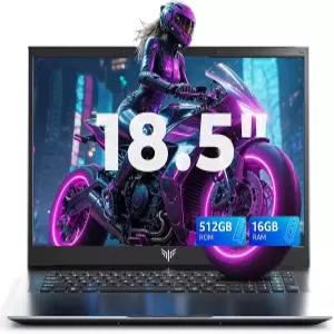카이거 18.5인치 노트북 2026년형 16GB RAM SSD 엔텔 N150 프로세서 최대 3.6GHz 8000mAh 배터리 컴퓨터 풀