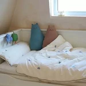 [인휴]기쁘미 순면X듀라론 냉감 낮잠이불 세트 양면패드+이불(키링/베개솜 별도)