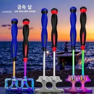 낚시 바위 스테인레스 스틸 둥지 삽 미끼 벽돌 혼합 숟가락 다기능