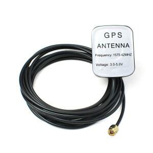 Superbat GPS 공중 부스터 마그네틱 안테나 SMA 커넥터, 수신기용, 모바일 PDA 내비게이터, 자동차 추적 내비게이션 시스템
