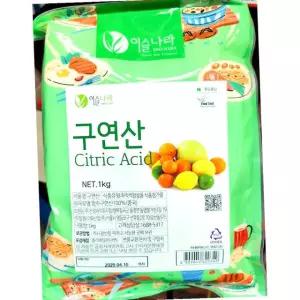이슬나라 구연산 1kg 10입 천연세제 락스대체제 세탁세제