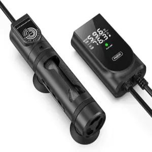 파이주 50W 수족관 히터 저수선 거북이 LED 컨트롤러 저수위 설계 실시간 온도 디스플레이 듀얼 제어