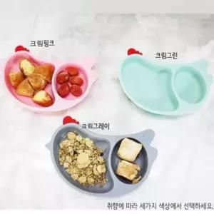 [룽스_67]기 어린이 영 유아 식판 꼬꼬흡착식판2구