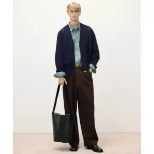IL CORSO 램스울 텍스처 청키 가디건 네이비 IESW5F101N2 125823