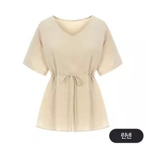 페이지플린 정가59,000 루즈핏스트랩린넨블라우스P6BBL006C 1389853