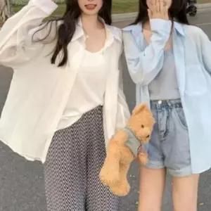 셔츠 남방 루즈핏 긴팔 롱 썸머 자켓 여름