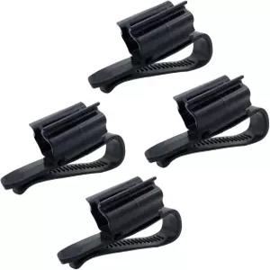 탱크 장착용 4Pcs 블랙 피쉬 클립 수도관 호스 홀더 다기능 조절 클램프 0.31 -0.62 디아 욕조 수족관 튜브