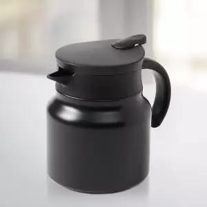 보온보냉주전자 티웨어 이중진공 보온주전자(750ml) (블랙) 차거름망 보냉보온주전자