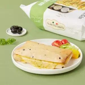푸드 브랜드관 바질치즈 치아바타 780g 4입