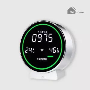 셀홈 스마트 멀티 공기질 측정기 - 이산화탄소 초미세먼지 온도 습도 황사 IoT 4082462